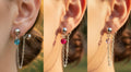 Boucle d'oreille Cléa