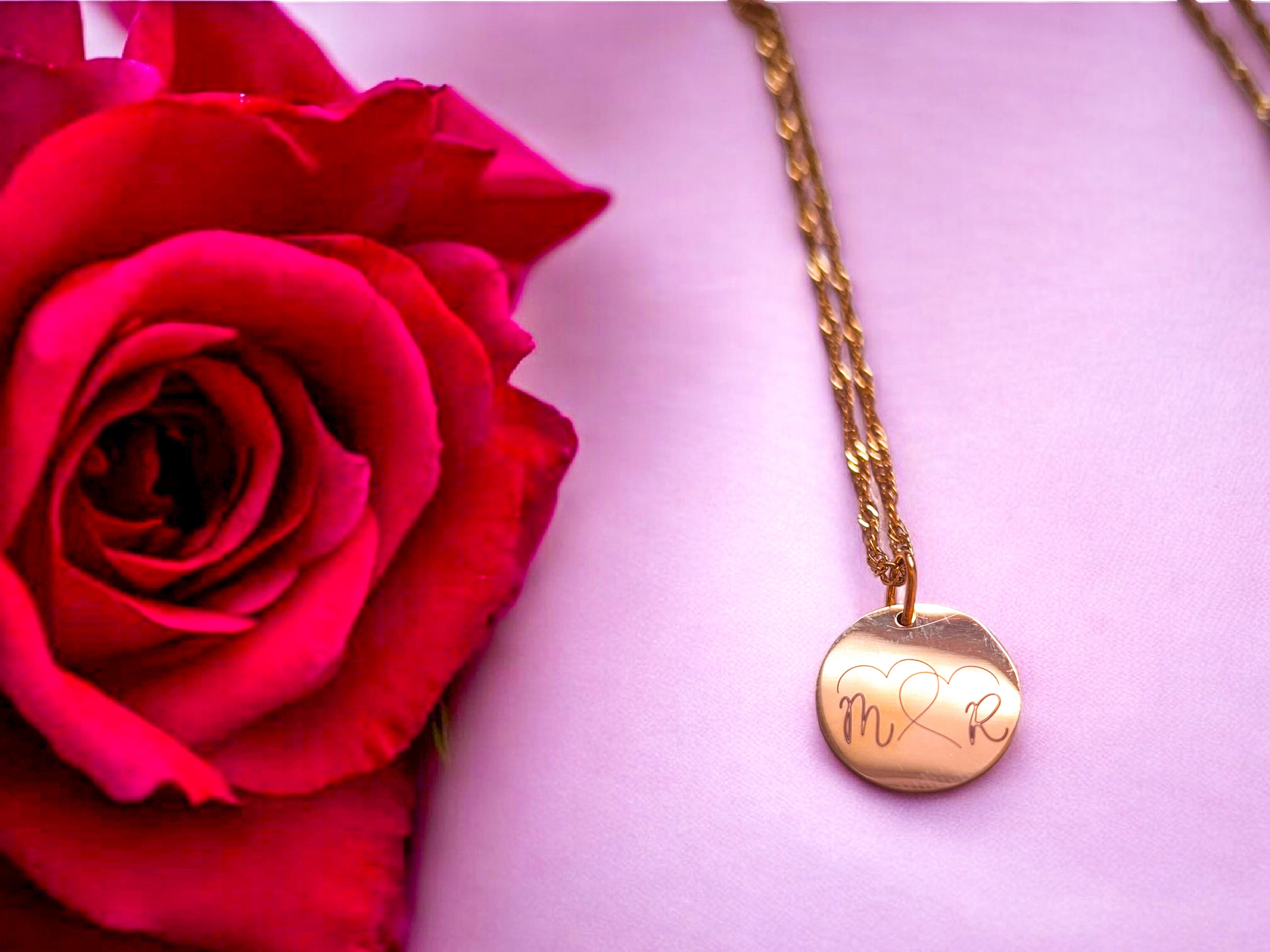 Collier initial Coeur