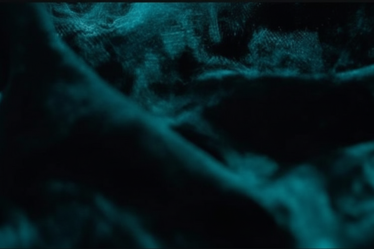 Bannière Léora velours teal