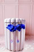 Boucles d'oreilles Saphira Bleu nuit