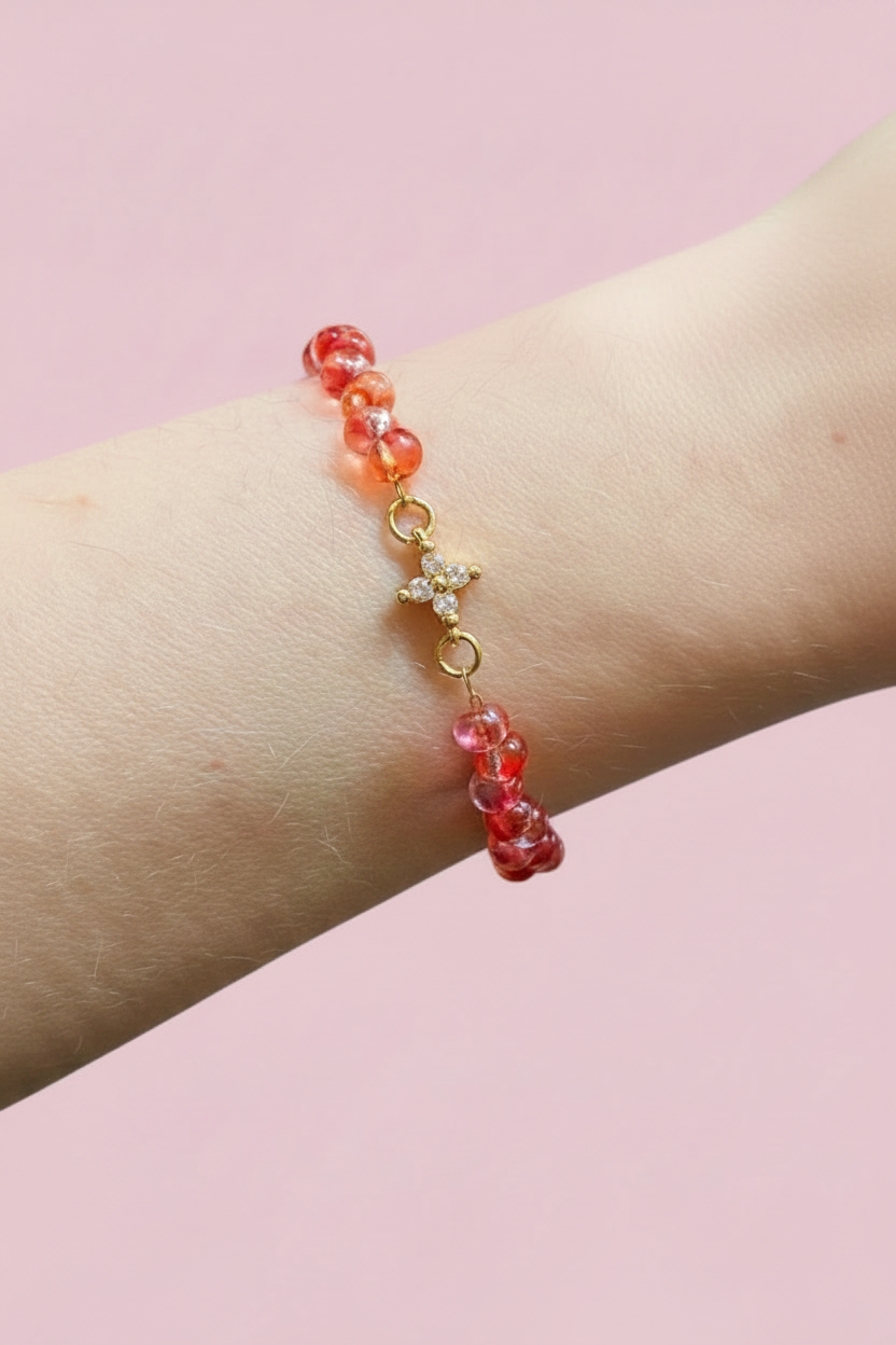 Bracelet Lisy orange lissage intensifié